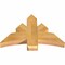 Ekena Millwork Alberta Rough Sawn Timber Gable Bracket, Western Red Cedar, 36"W x 24"H x 4"D x 6"F, 16/12 Pitch GBW036X24X0406ALB00RWR - alternate 2
